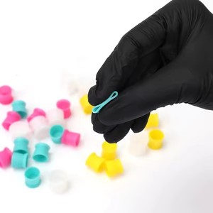 Wholesale 300pcs Silicone Tattoo Ink Cups Disposable Pigment Caps Flexible <b>Holder</b> Tattoo Studio Clean Accessory Cups - Product Image 5