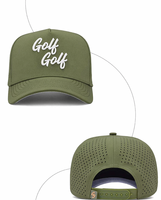 Gorras de Golf al por Mayor, Gorras de 5 Paneles con Logotipo Personalizado, Resistentes al Agua, Diseño Moderno, Gorras Deportivas Bordadas