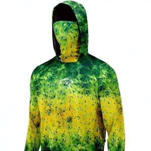 Camiseta de Pesca de Manga Larga con Estampado Digital Personalizado para Hombre, de Secado Rápido, Resistente al Viento, Transpirable, Ropa de Exterior con Protección UPF50, 100% Impermeable - Product Image 2