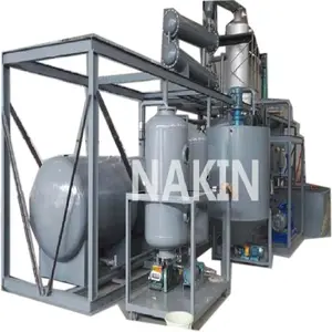 Mini Refinery Machine Black Oil Distillation Plant Plastic Pyrolysis Black Car Oil Recycle To Base Diesel Oil