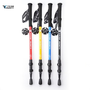 Bâtons de randonnée en alliage d'aluminium Team Jaunty, 63-135 cm, trois sections, verrouillage externe, pour la marche en plein air - Product Image 5