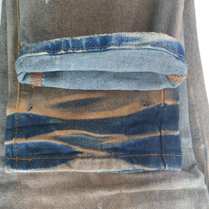 Oem Originele Kwaliteit Pur Denim Jeans Mannen Merk Jeans Aangepaste Logo Plus Size Denim Koepel Jeans In Voorraad Ontwerper - Product Image 2