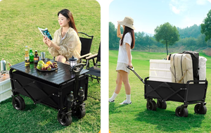 Mesa de Comedor Moderna de Acero al Carbono Compatible con Vehículos de Campamento para Exteriores - Product Image 3