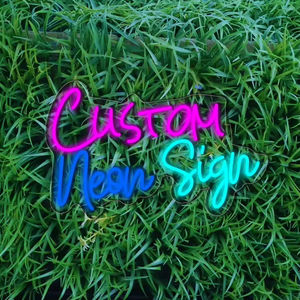 Letrero LED de Neón Personalizado para Decoración del Hogar, Bodas, Tiendas, Bares - Arte Mural con Mensaje/Nombre Personalizado con Alimentación de CC - Product Image 3