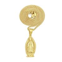 Collier pendentif aile d'ange en acier inoxydable européen et américain, plaqué or véritable, accessoires polyvalents, pierre principale en perle