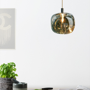 Индивидуальное простое Современное креативное освещение в скандинавском стиле декоративный стеклянный подвесной светильник для столовой или ресторана - Product Image 6