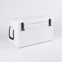 Glacière rotomoulée 38L avec accessoires, glacière isotherme portable pour la pêche, la navigation de plaisance, le camping et les activités de plein air