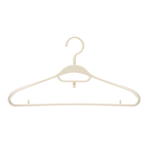 Cintres empilables en plastique antidérapants, sans couture, anti-épaules, style minimaliste moderne, lot de 5 pour armoire - Product Image 1