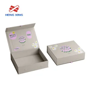 HENGXING Custom Logo journal box notebook magnetic buckle diary camera box Paper Gift Packaging Box
