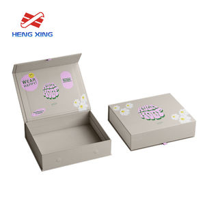 HENGXING Logo personalizzato journal box notebook fibbia magnetica diario camera box confezione regalo in carta - Product Image 1
