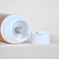 Flacon pompe sans air en PP au design moderne et élégant, emballage cosmétique haut de gamme