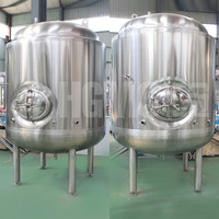 Réservoir de bière brillant en acier inoxydable HG 1000l 2000L pour le stockage de la bière