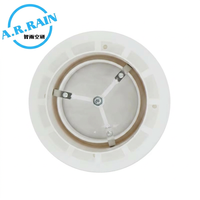 Diffuseur d'air rond réglable, grille de ventilation de plafond blanche