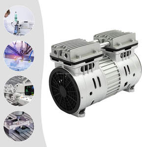 550W 22L diş tıbbi sessiz hava kompresörü <span class=keywords><strong>120PSI</strong></span> yağsız sessiz hava pompası 110V/220V çelik Tank hava kompresörü - Product Image 2