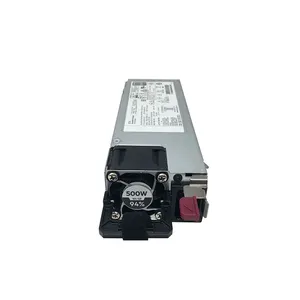 Kit de Fuente de Alimentación de 500W para Servidores HPE, Ranura Power Flex Platinum, Conexión en Caliente, Bajo Contenido Halógeno, 865408-B21 - Product Image 1