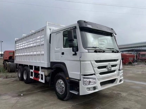 Sinotruk 10 Wheeler 6x4 DIESEL Hàng rào xe tải chở hàng 40 tấn công suất cho động vật Rau vận chuyển hàng duy nhất Điều kiện Mới - Product Image 3