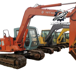 Excavatrice d'occasion Hitachi EX60, marque japonaise, 6 tonnes, mini, sur chenilles en caoutchouc, moteur Isuzu, modèle 2020, godet de 0,3 m, puissance de 40000 W - Product Image 1