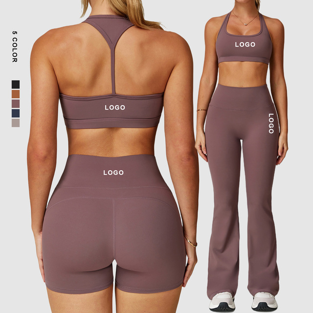 Wholesale Sportswear Gym Clothing Sets Women 2 Piece Yoga Sets Workout Wear Gym Fitness Sets