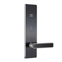 Encodeur de carte RFID intelligent Serrure de poignée de porte électronique Serrures de porte d'hôtel avec système de logiciel de gestion Serrure d'hôtel