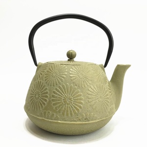 Ấm Pha Trà Tráng Men Bằng Gang <span class=keywords><strong>1.2</strong></span> <span class=keywords><strong>L</strong></span>, Ấm Trà Thiết Kế Hoa Hướng Dương - Product Image 3