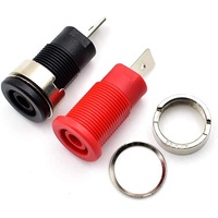 Adaptateur de poste de liaison de prise banane 4mm 2mm femelle à montage sur panneau pour connecteurs banane 4mm