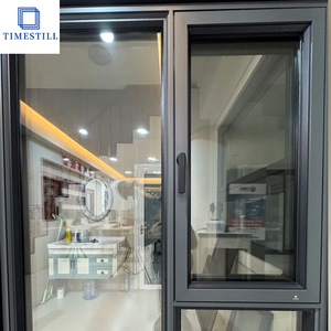 Cao Cấp Đôi Tráng Men Tempered Glass Nhôm Cửa Sổ Cửa Sổ Nhiệt Phá Hủy Màn Hình Muỗi Đu Mở Cho Nhà/Văn Phòng/Biệt Thự - Product Image 3