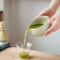 Ensemble de 5 pièces pour le thé matcha : fouet, soucoupe et accessoires traditionnels japonais pour la cérémonie du thé – Idéal comme cadeau de démarrage pour la cérémonie