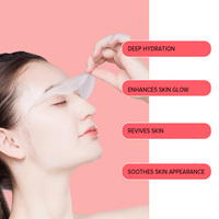 Masque facial hydratant en profondeur pour peaux sensibles, adapté aux jus de fruits crus, apaise l'apparence de la peau