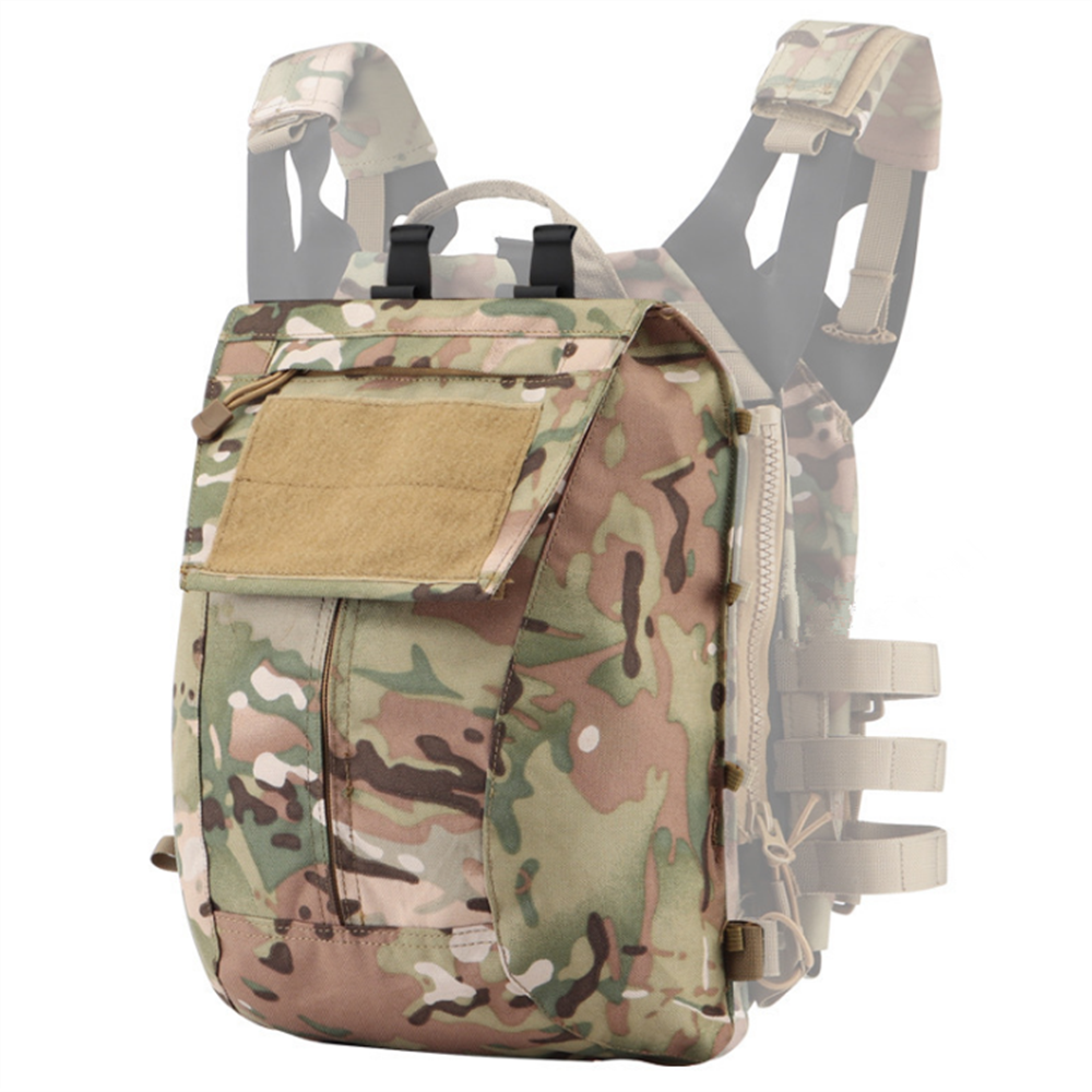 実物生地使用 modi製 JPCプレートキャリア バックパネル付き TMC Crye Precisionタイプ Pouch ZIP-ON パネル 2.0 プレート