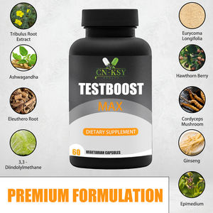 קפסולות בוסט בוסט טסט X180 הנמכרות ביותר, אבץ, טריידנט, ג'ינסנג הודי, מעניקות אנרגיה לאימונים וסיבולת לאורך זמן - Product Image 4