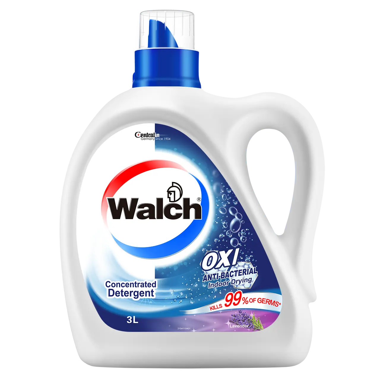 홈 청소 용품 Oem Walch 세탁 액체 세제 원래 가방 라벤더 병 3L