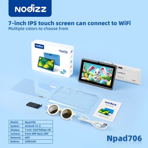 Npad706 7inch Wifi máy tính bảng Youtube trẻ em <span class=keywords><strong>Android</strong></span> 14 Hệ điều hành IPS màn hình cảm ứng 4/8/32GB USB máy ảnh MTK - Product Image 2