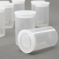 Boîtes de rangement vides en plastique, étanches et anti-poussière, pour bijoux, films photo 35 mm, emballages, pots, bidons, conteneurs