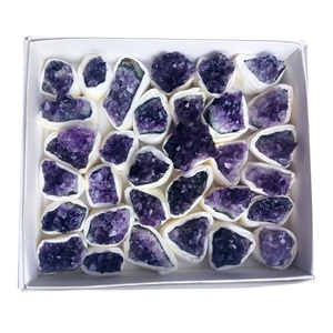 Bán Buôn Tự Nhiên Rose Quartz Uruguay Amethyst Cụm Ore Hộp Quà Tặng Cho Trang Trí - Product Image 1