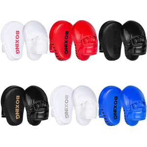 GINGPAI FACTORY Mitaines de Frappe Courbées en Cuir à Cinq Doigts Cibles de Main pour Entraînement de Sanda <span class=keywords><strong>Boxe</strong></span> Muay <span class=keywords><strong>Thai</strong></span> Taekwondo Protège-Tête - Product Image 6