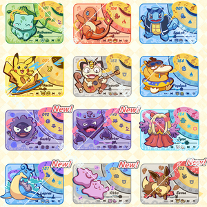 PY Haut de gamme En gros Pokémon Magnets de réfrigérateur en forme de tourne-disque, Boîtier en acrylique, Coffret booster, Cadeaux pour enfants, Jeux de société - Product Image 5