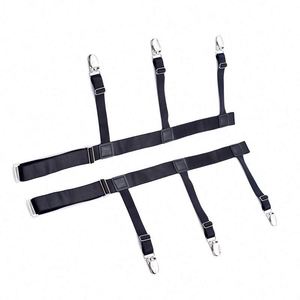 Bretelles de maintien de chemise pour hommes et femmes, élastiques, réglables, pour chemises de ville, avec support de bas et ceinture de maintien - Product Image 2