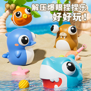 Nuevos Juguetes Divertidos para Apretar, Lindos <span class=keywords><strong>Dinosaurios</strong></span> con Ojos Saltones, Mini Juguetes Antiestrés para Niños - Product Image 4