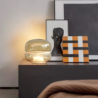 Lampe de table moderne espagnole de luxe en verre d'albâtre, lampe de bureau en marbre à intensité variable pour chambre à coucher hôtel villa salon alimentation secteur