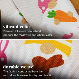 DB Combo Pack-Negro 36x16in Soporte de bandera de jardín con algodón Feliz Pascua Decoración Tres gnomos Zanahoria Chocolate Conejito - Product Image 1