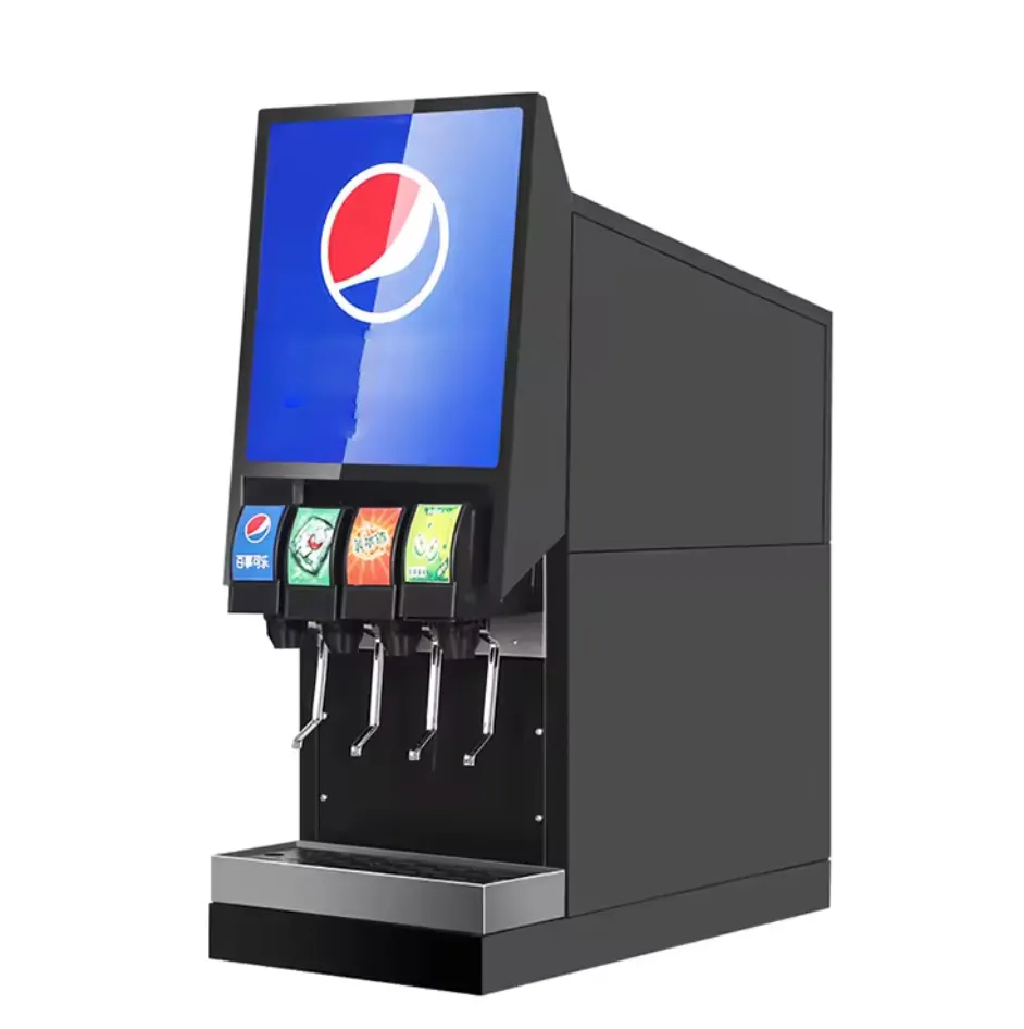 Soda Machine Cola Machine Drie Soorten Drank Grote Capaciteit Beste Prijs Zwarte Bakverf