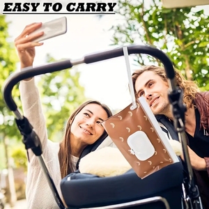 pochette de transport étui de transport porte-lingettes rechargeable pour bébé sac distributeur d'emballage de mouchoirs - Product Image 4