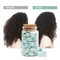 Qquaker personnalisé naturel gel doux soin des cheveux huile de croissance sérum supplément vitaminique traitement des cheveux capsules capillaires