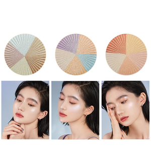Kỳ lạ đa-màu khoáng Highlighter eyeshadow và đường viền Palette Vegan ép bột nhỏ gọn cho khuôn mặt sử dụng - Product Image 5