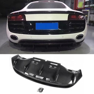 Sợi Carbon khuếch tán phía sau cho Audi R8 GT R8 V8 V10 Coupe 2-cửa 10-15 phía sau Bumper Lip khuếch tán thấp Spoiler xe BodyKit - Product Image 1