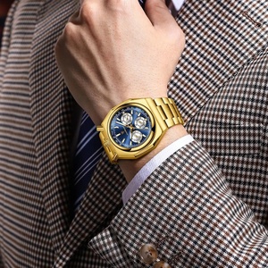 Top Luxury Man Wristwatch Fashion Luminous Date Stainless Steel Men <b>Watch</b> Chronograph High Quality Men's Quartz <b>Watches</b> - Product Image 5