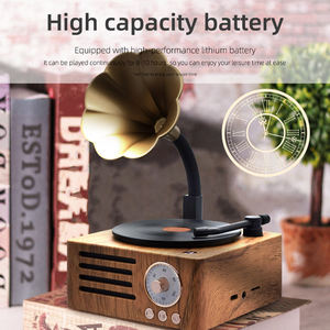 Mini Altoparlante Portatile T15 Stile Retrò <span class=keywords><strong>Vintage</strong></span>, Miglior Lettore Musicale Domestico, Stereo Wireless con Bassi Potenti - Product Image 4
