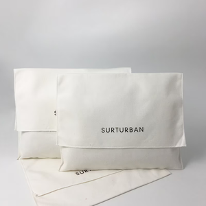 Pochette personnalisée en toile de coton blanche pour vêtements, oreillers, cosmétiques et protection anti-poussière - Product Image 1
