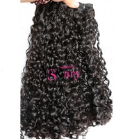 Super Double Drawn Funmi Bouncy Curls, Cheveux Humains Vierges Grade 12A Tissage Indien Brut, Lots de Cheveux Humains Bouclés Funmi Type Œuf