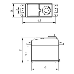 Servomotor Digital HappyModel HD-S013 Original de 13 KG y 180 Grados, 5V-8.4V, Conector Universal JR Futaba, para Aviones RC de Ala Fija - Product Image 5